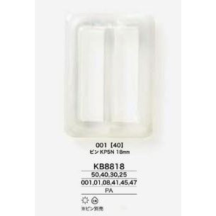 KB8818 Glossy through-type buckle