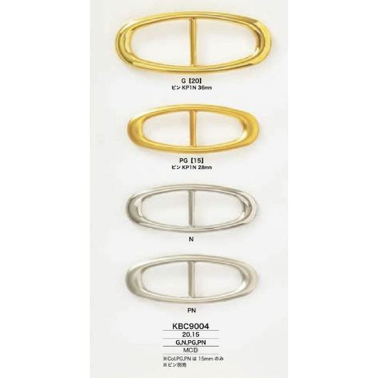 KBC9004 Plated through-type buckle
