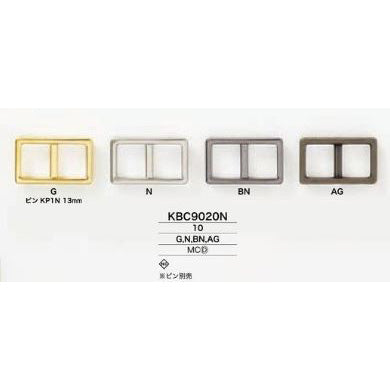 KBC9020N Plated through-type buckle