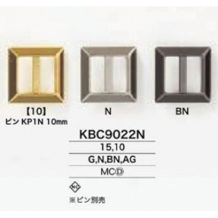 KBC9022N Plated through-type buckle