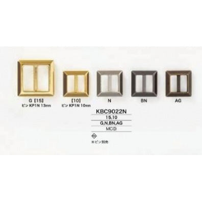 KBC9022N Plated through-type buckle
