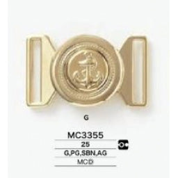 MC3355 Plated Fireman Buckle