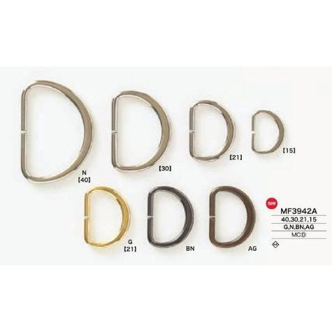 MF3942A メッキ Dカン