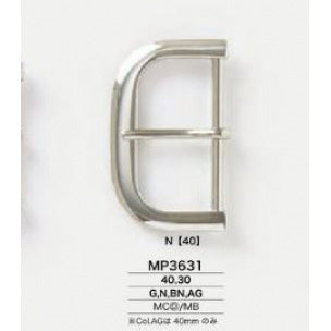 MP3631 Plated sail-shaped buckle