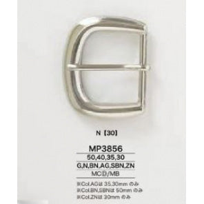 MP3856 Plated sail-shaped buckle