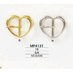 MP4131 Shiny plated through buckle