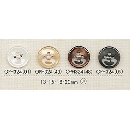 OPH324 ポリ 柄入釦
