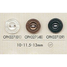 OPH327 Poly Carved Button