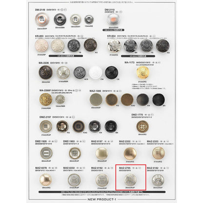 MAZ2705 sole metal button