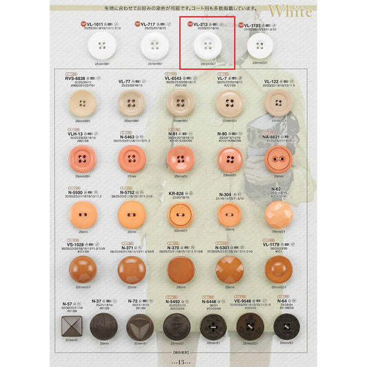 VL213 Polyester Buttons