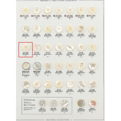 ST1026 貝ボタン