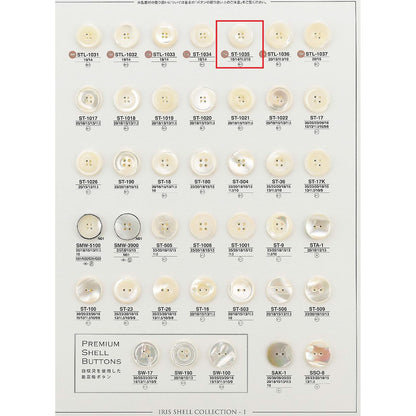 ST1035 样品贝壳纽扣