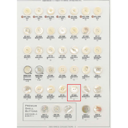 ST503 贝壳按钮
