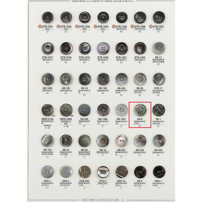 SB9 Shell Button