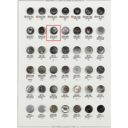 STB1019 Shell button