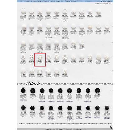 LE6024 サンプル 2つ穴 ラクトボタン