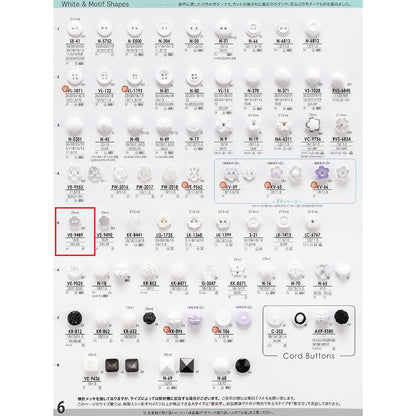 VE9489 Polyester Button