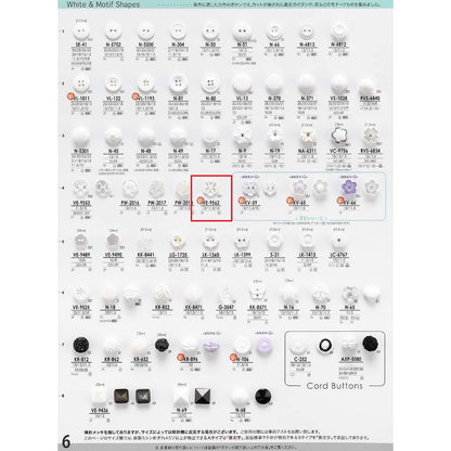 VE9562 Polyester buttons