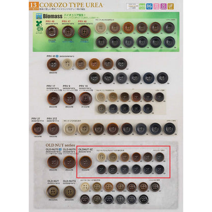 OLDNUT6Z Yuria Button