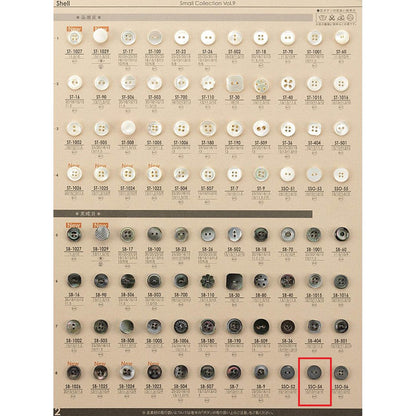 SSO54 サンプル 貝ボタン