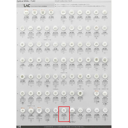N6767 Sample 4-hole nylon button