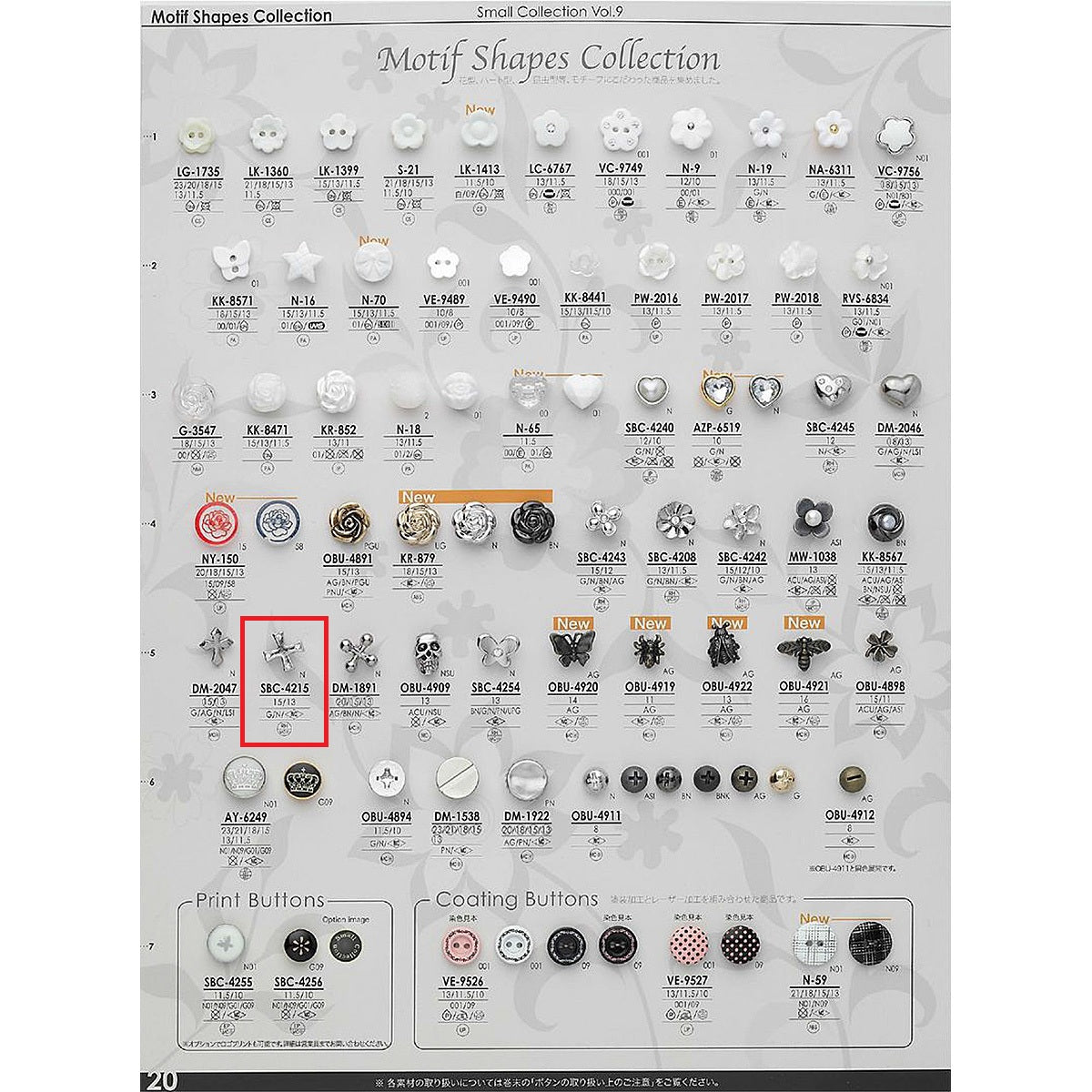 SBC4215 Sample Combination Button