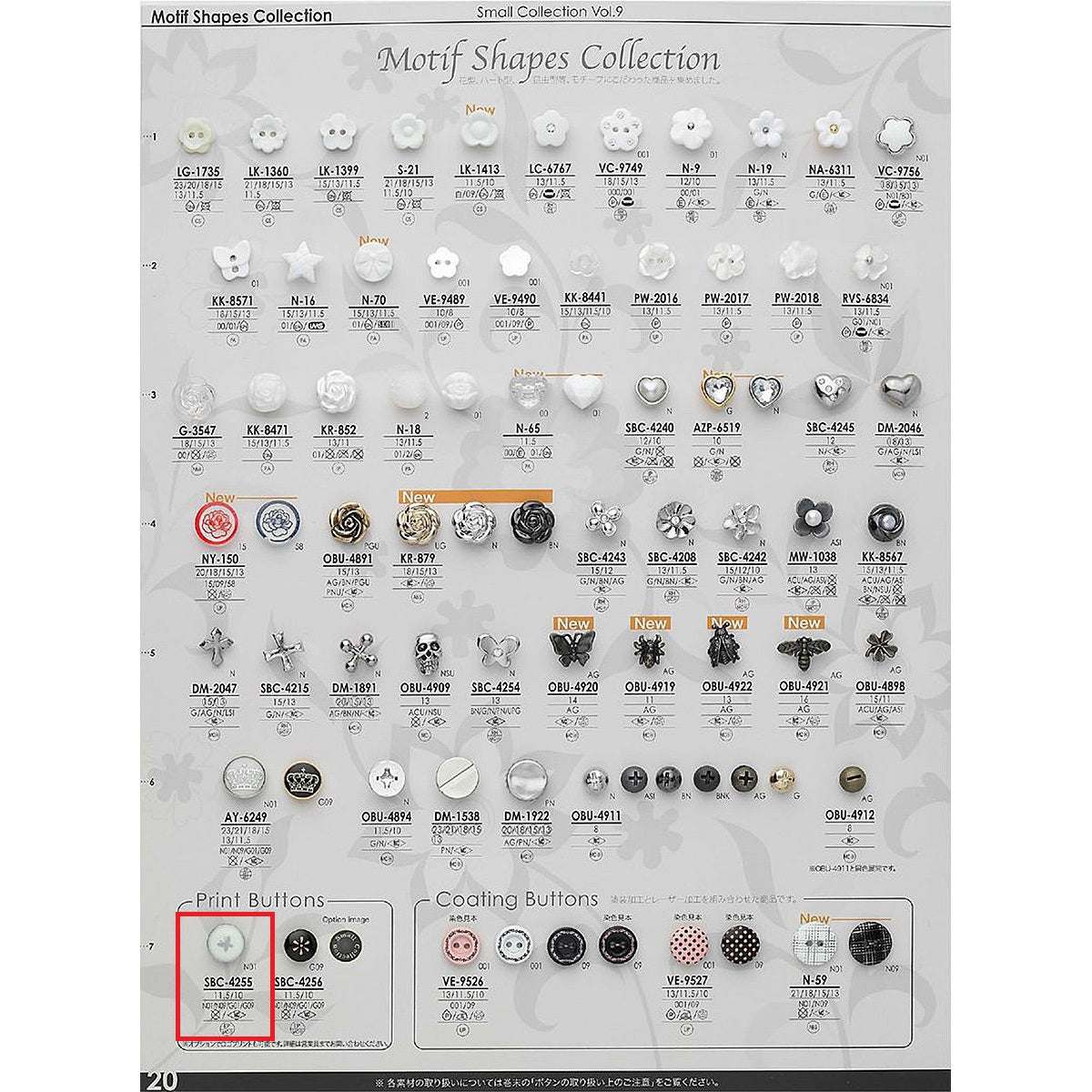 SBC4255 Sample Combination Button