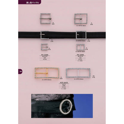 AZP6422 Plated through-type buckle