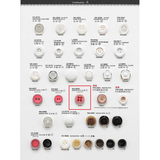 NA6620 Sample Combination Button