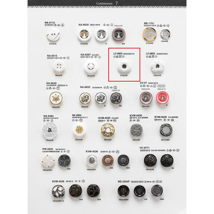 LC6802 サンプル 裏足 組み合わせボタン