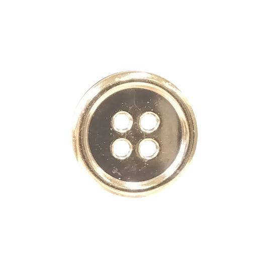 A310 Bordered 4-hole metal button