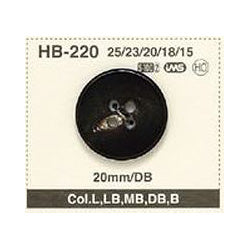 HB220 サンプル 4つ穴 フラット（平型） 水牛ボタン – APPM（アパレル