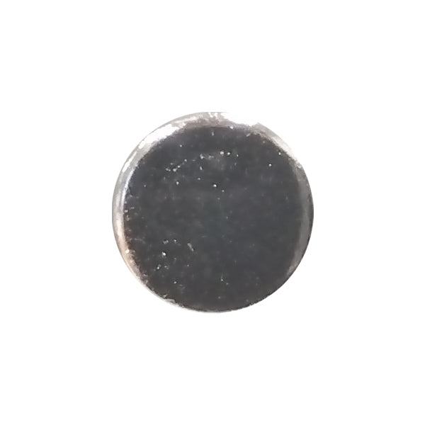 N103 Plated back foot metal button sample