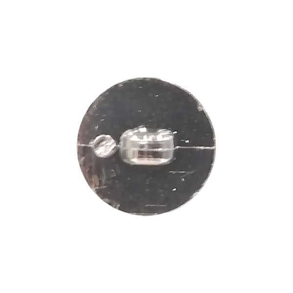 N103 Plated back foot metal button sample