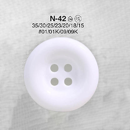 N42 4-hole nylon button