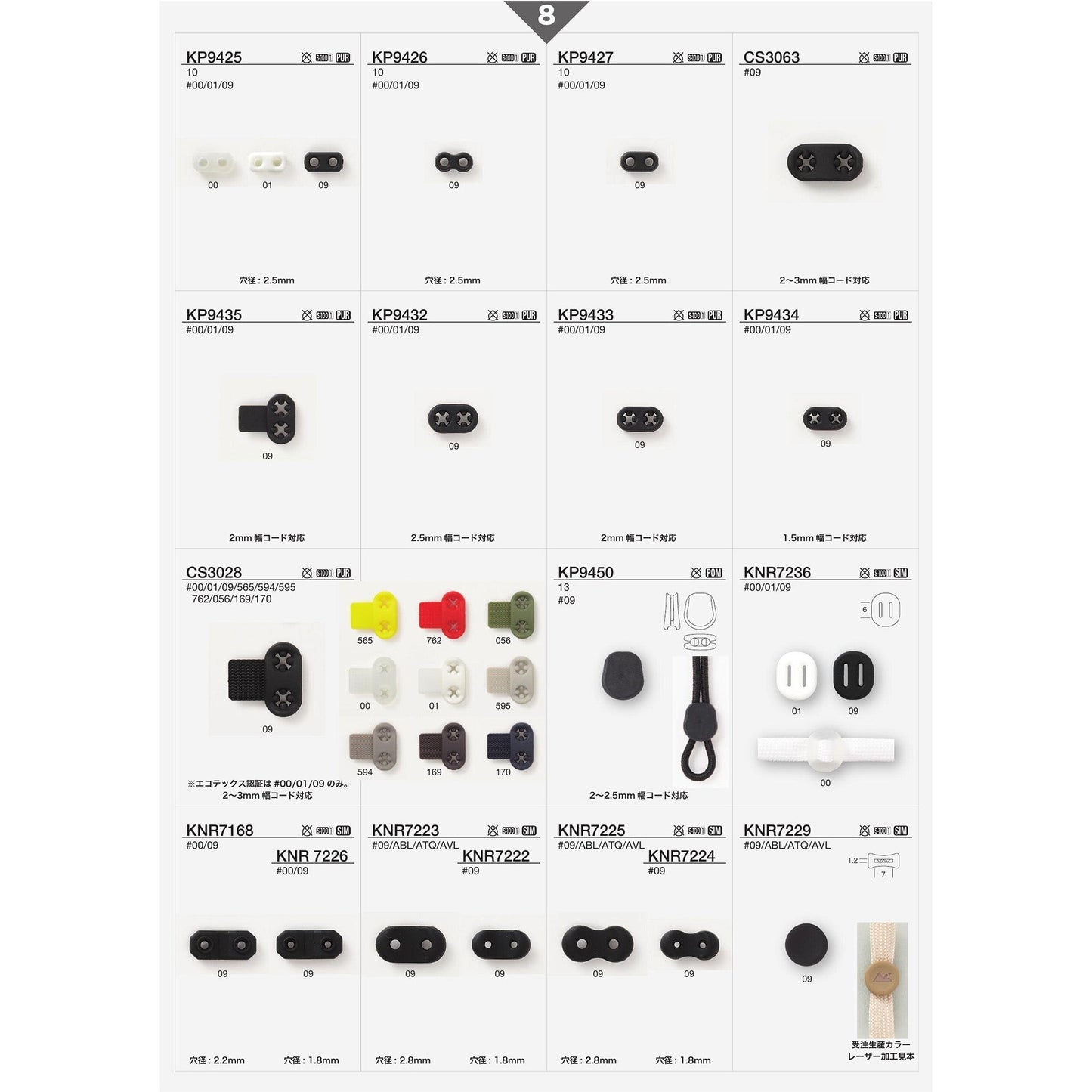 KP9433 NEO-FUNCTION-PARTS-3_P8_2020.2 サンプル帳画像