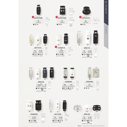 CS3061N PARTS&BUCKLE-CATALOG No.33_P91_1909 サンプル帳画像
