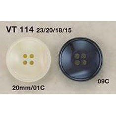 VT114 ポリエステルボタン