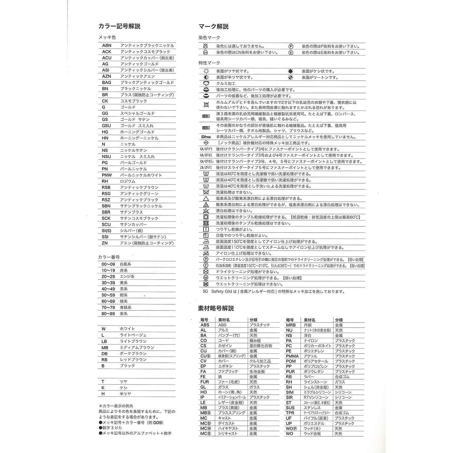 PW2065 サンプル 組み合わせボタン – APPM（アパレルパーツマーケット