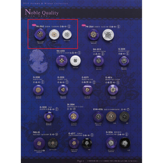 PW2063 Sample Combination Button