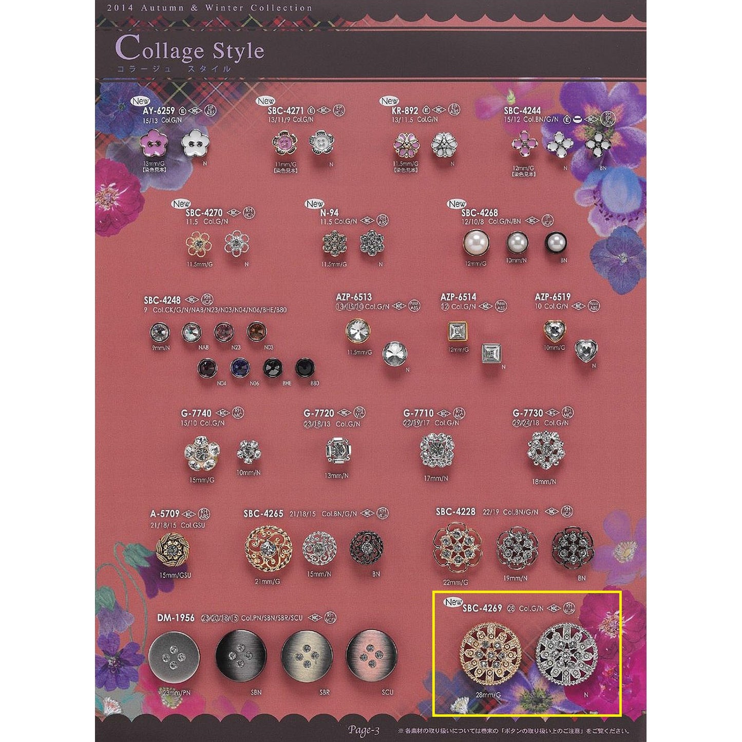 SBC4269 Combination Button