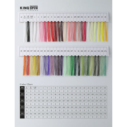 キングスパン #90/1000m巻 ロック用 ミシン糸