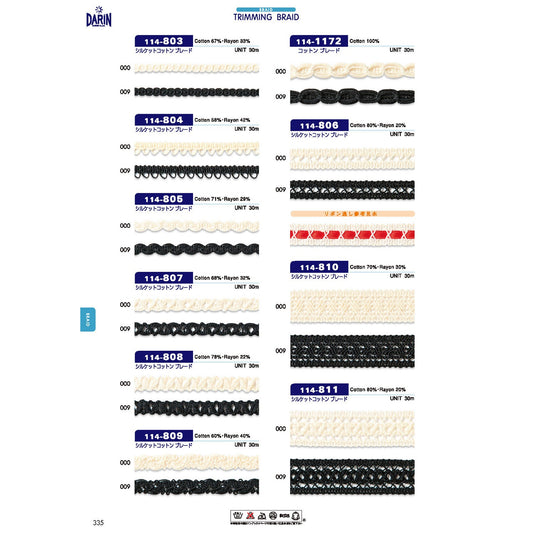 114-1172  サンプル コットン ブレード