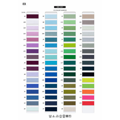 SIC-121-25-B Sample Polyester Double-Sided Satin Ribbon