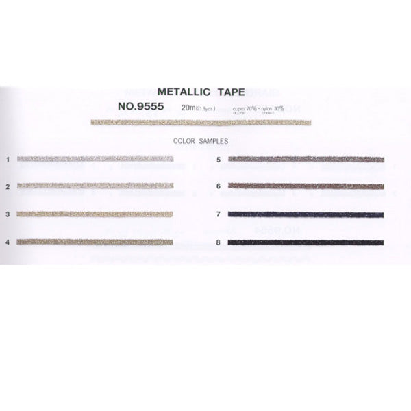 9555 Sample Metallic Tape
