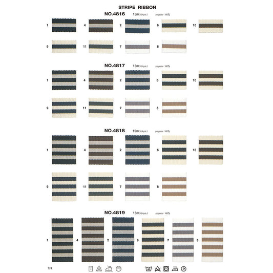 4817 Sample Striped Ribbon