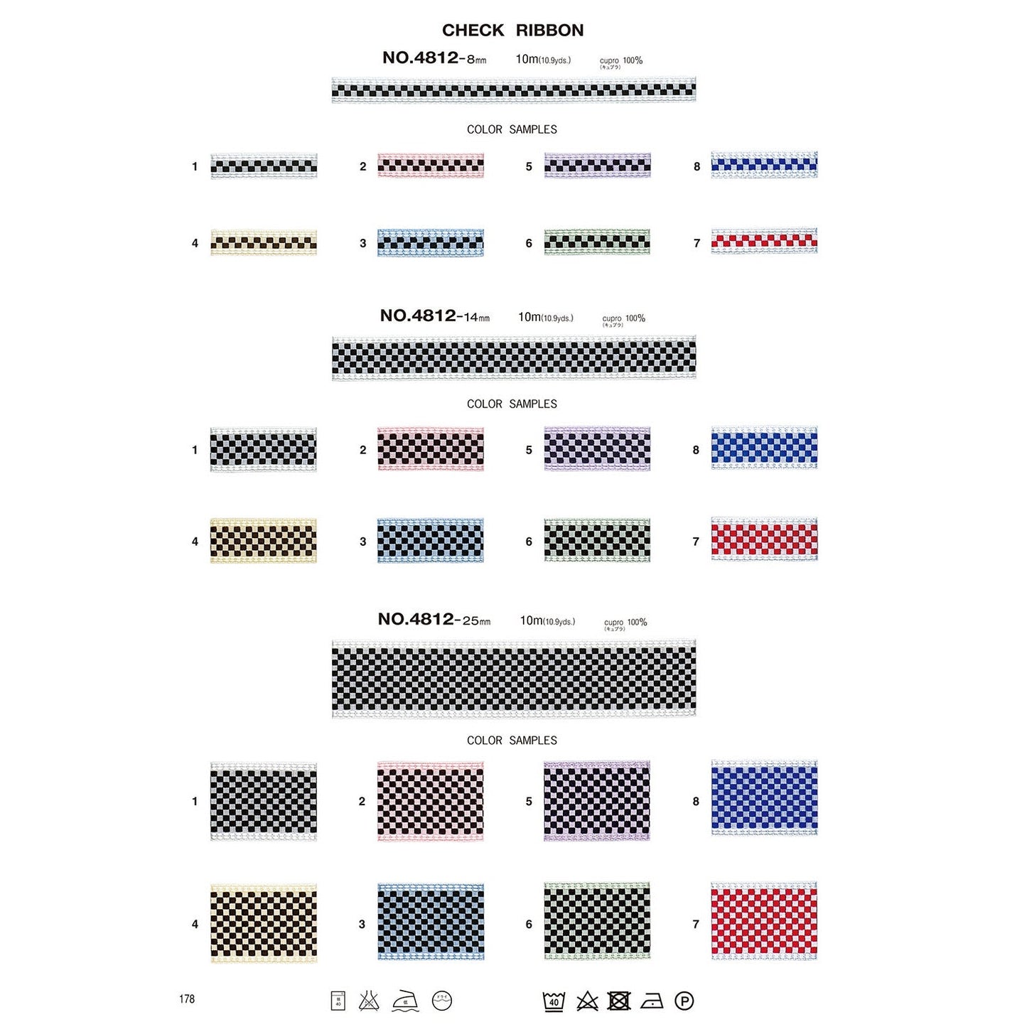4812 Sample Check Ribbon