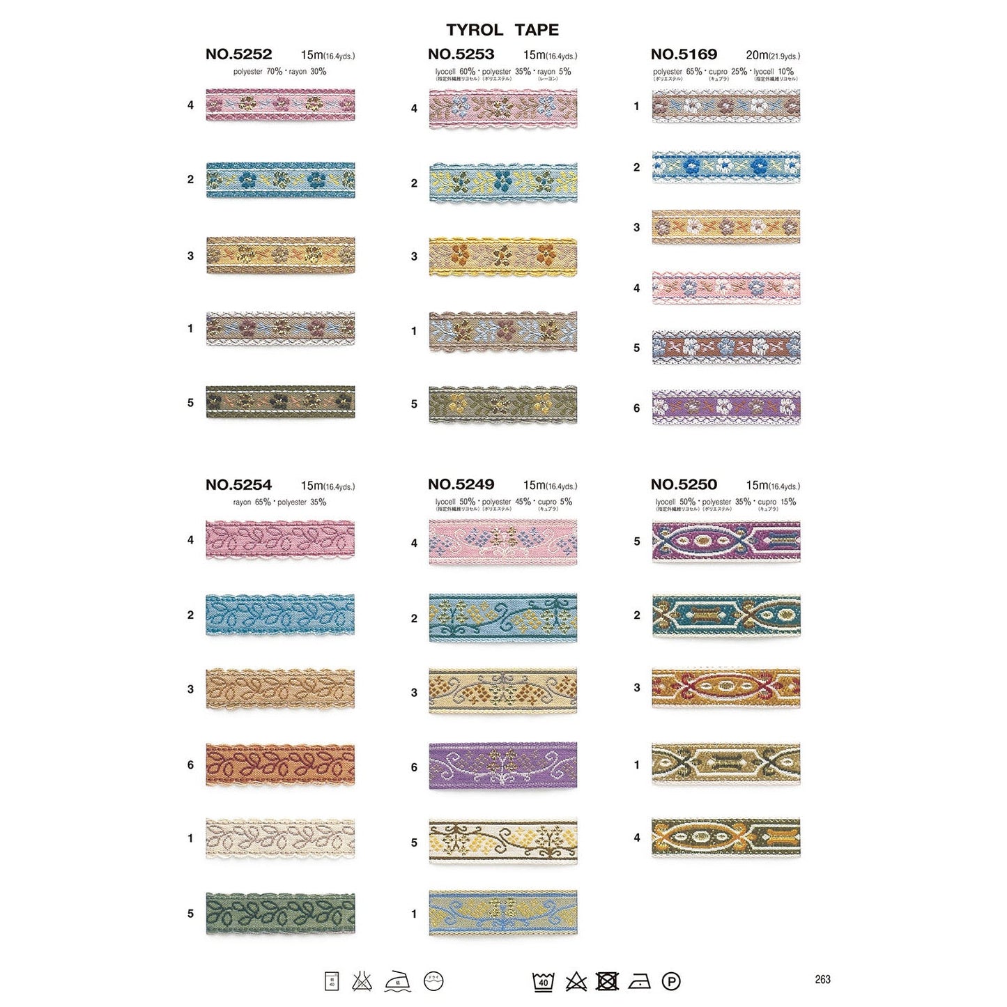 5249 Sample Tyrol Tape