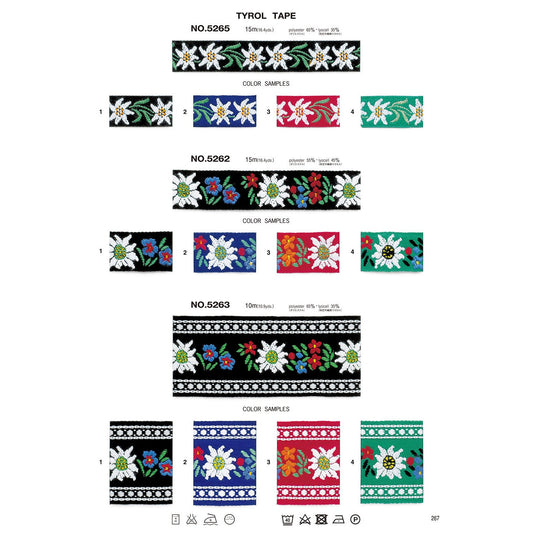 5262 Sample Tyrol Tape