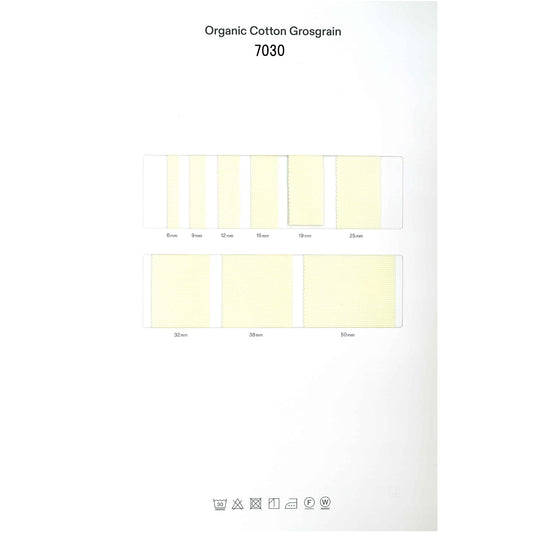 7030-12mm オーガニックコットングログランリボン